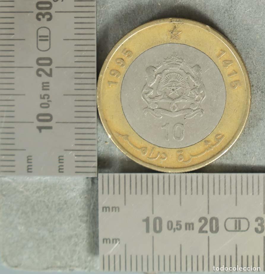 Monedas antiguas de Europa: MONEDA. 10 Dirhams - Marruecos - Hassan II 1995
