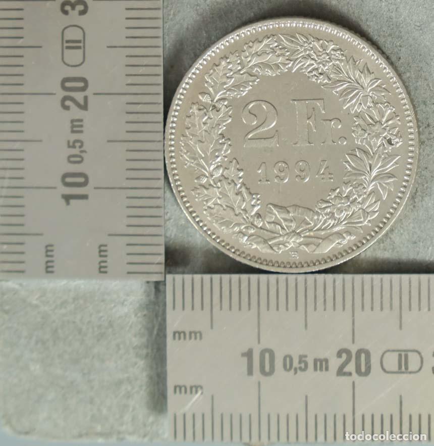 Monedas antiguas de Europa: MONEDA. 2 Francos - Suiza - Helvetia de pie 1994