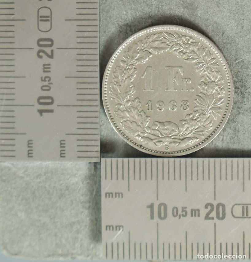 Monedas antiguas de Europa: MONEDA. 1 Franco - Suiza - Helvetia 1968