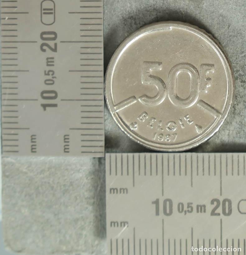 Monedas antiguas de Europa: MONEDA. 50 Francs - B&eacute;lgica - Baudouin I 1987