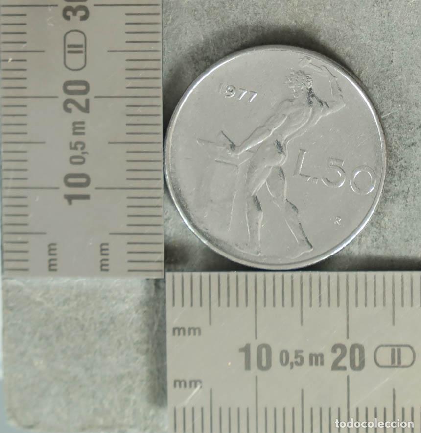 Monedas antiguas de Europa: MONEDA. 50 Lire - Italia - Vulcano 1977