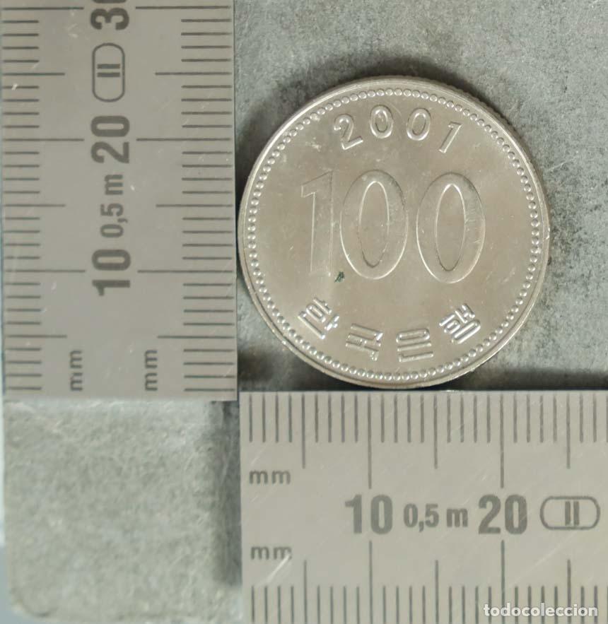 Monedas antiguas de Europa: MONEDA. 100 Won - Corea del Sur - Almirante Yi Sun-sin 2001