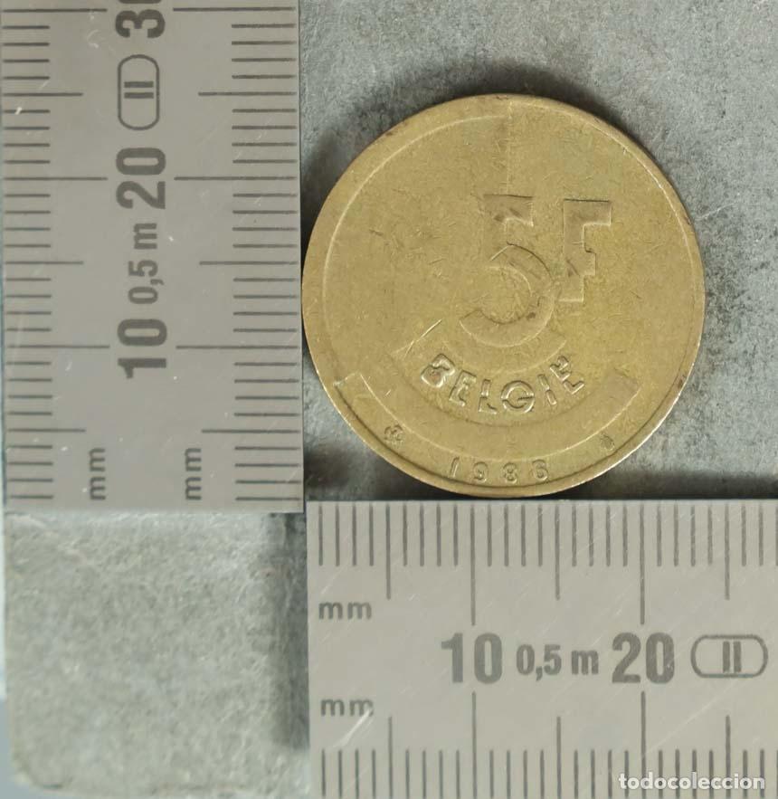 Monedas antiguas de Europa: MONEDA. 5 Francos - B&eacute;lgica - Baudouin I - Neerland&eacute;s 1986