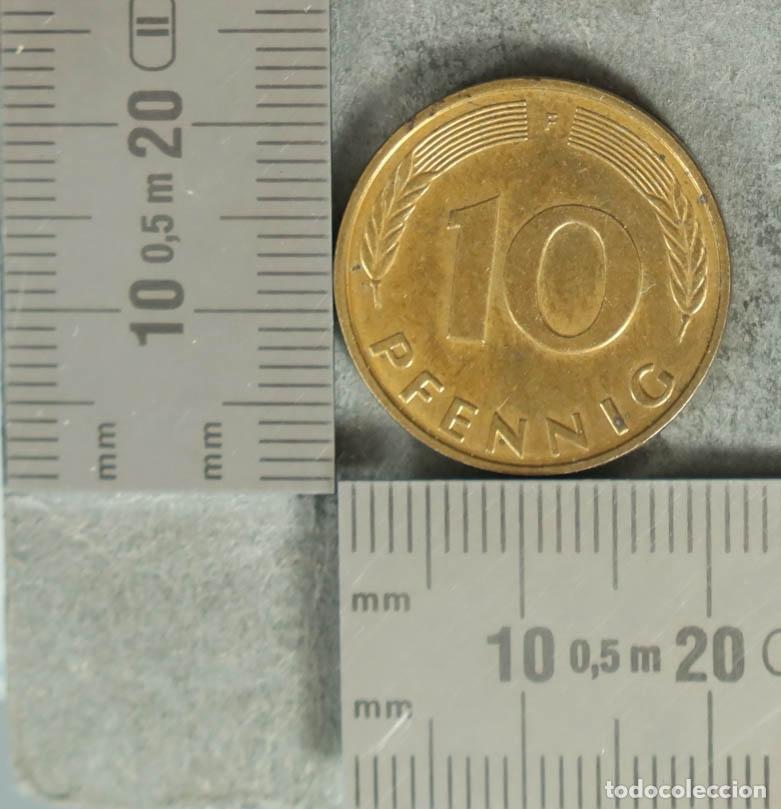 Monedas antiguas de Europa: MONEDA. 10 Pfennig - Alemania - Rep&uacute;blica Federal 1996