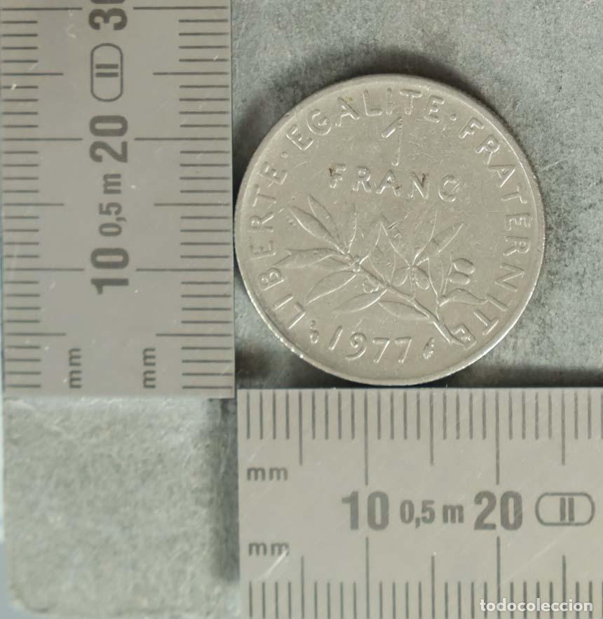 Monedas antiguas de Europa: MONEDA. 1 Franco - Francia - La Semeuse 1977