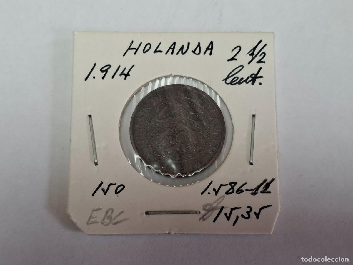 Monedas antiguas de Europa: 2 1/2 CENT. de 1914 KM 150 HOLANDA en EBC