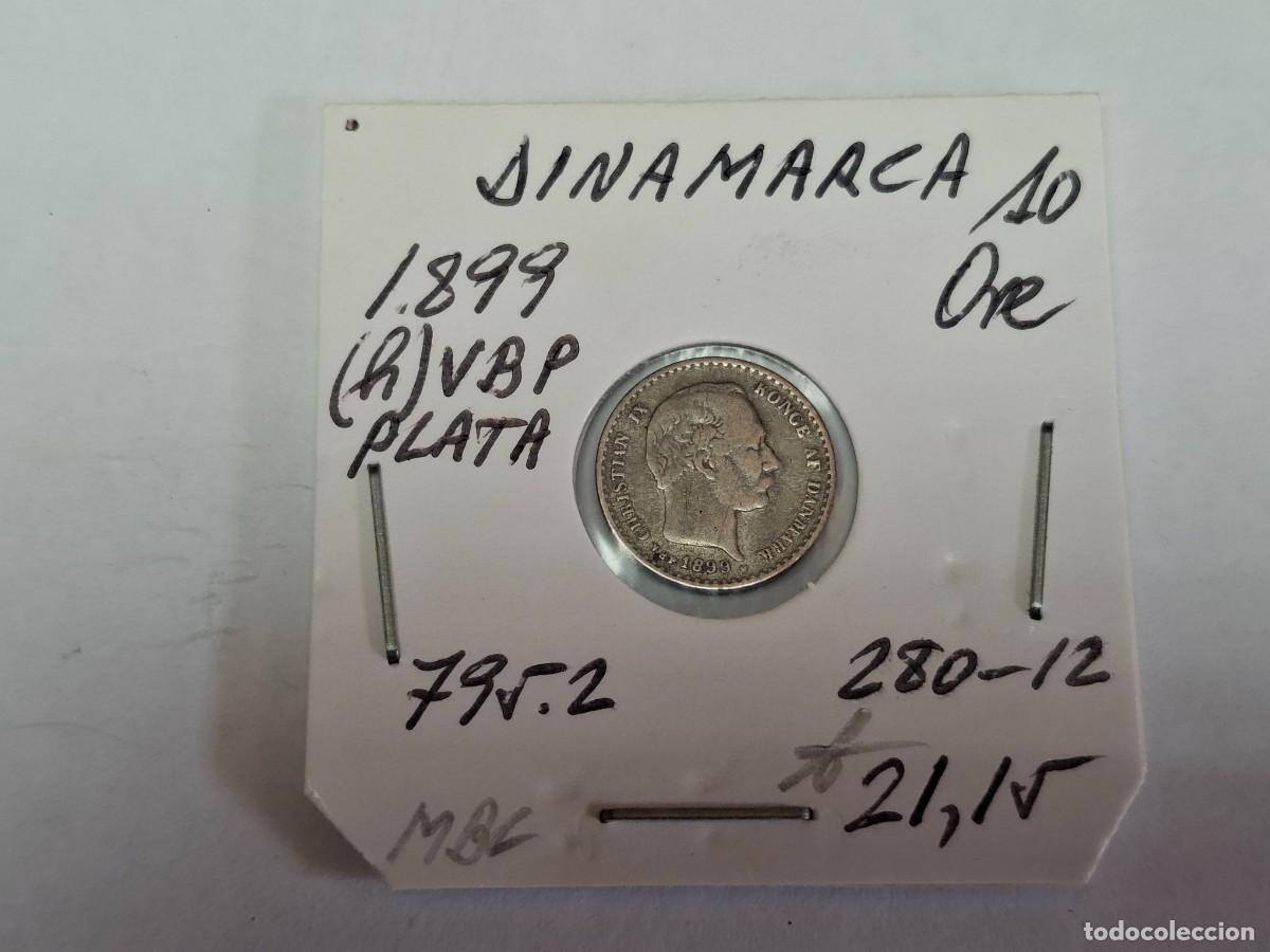 Monedas antiguas de Europa: 10 ORE de PLATA de 1899 (h) VBP KM 795.2 DINAMARCA en MBC