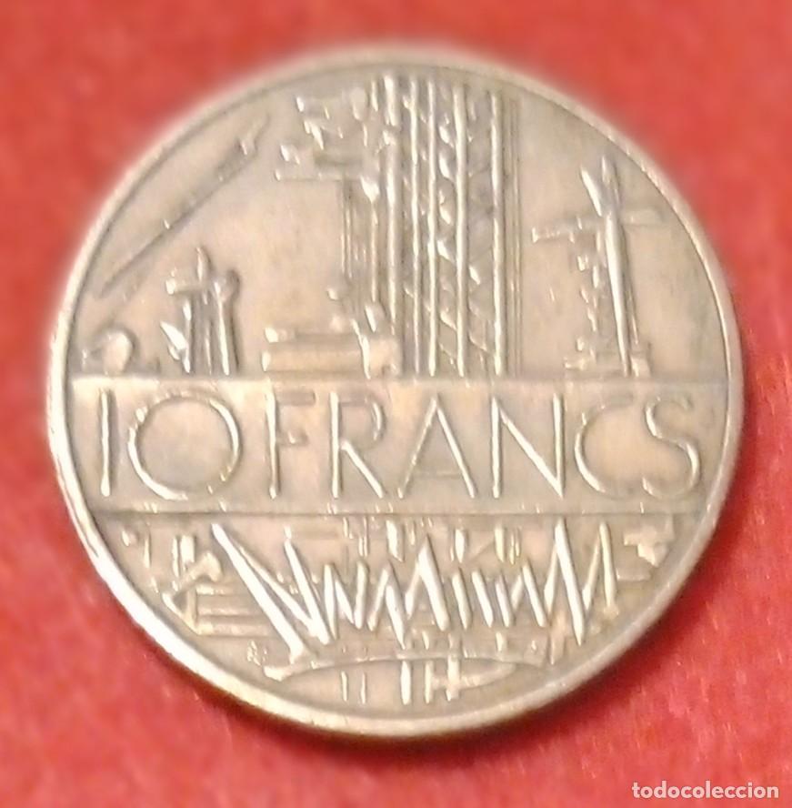 Monedas antiguas de Europa: MONEDA DE FRANCIA 1980 - 10 FRANCOS - N&Iacute;QUEL-LAT&Oacute;N