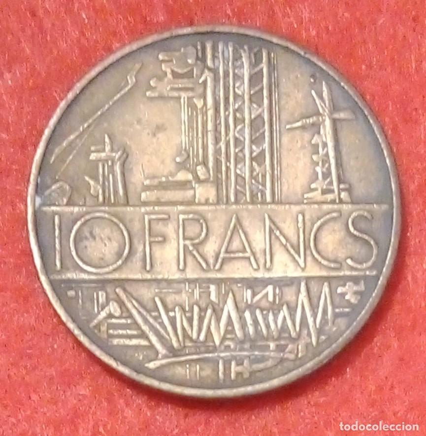 Monedas antiguas de Europa: MONEDA DE FRANCIA 1976 - 10 FRANCOS - N&Iacute;QUEL-LAT&Oacute;N