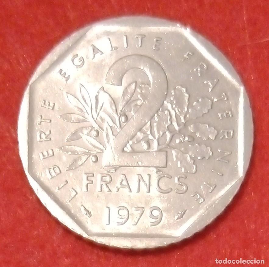 Monedas antiguas de Europa: MONEDA DE FRANCIA 1979 - 2 FRANCOS - N&Iacute;QUEL