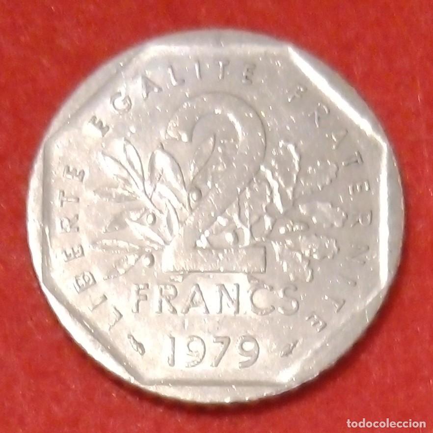 Monedas antiguas de Europa: MONEDA DE FRANCIA 1979 - 2 FRANCOS - N&Iacute;QUEL (2)