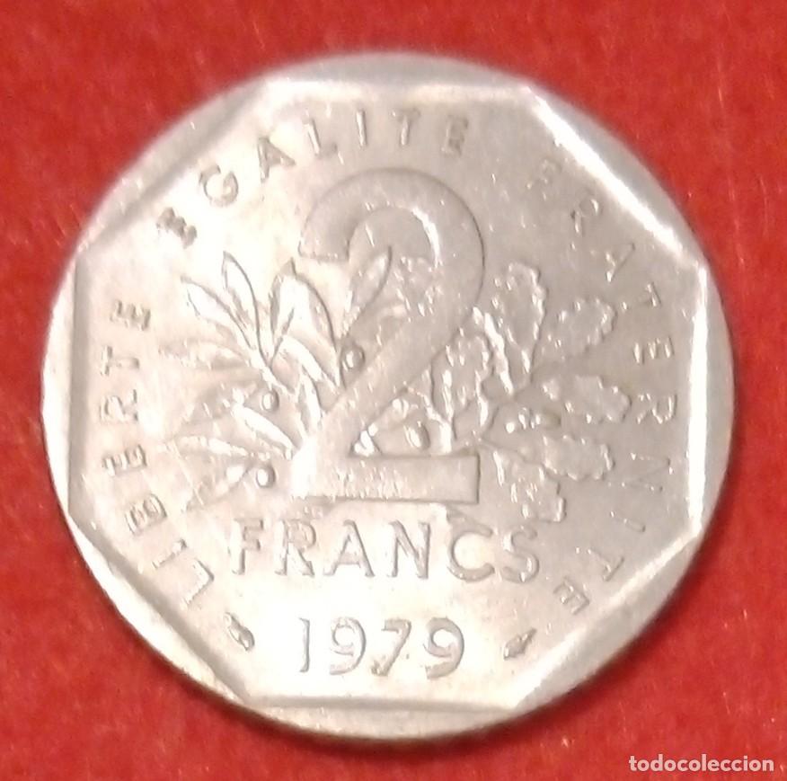 Monedas antiguas de Europa: MONEDA DE FRANCIA 1979 - 2 FRANCOS - N&Iacute;QUEL (3)