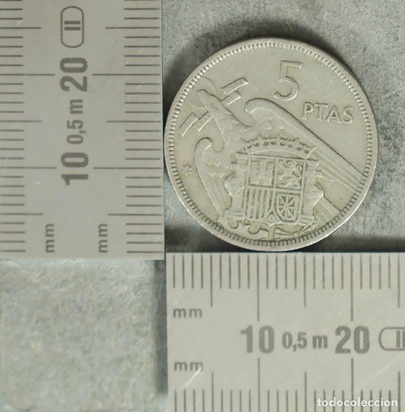 Monete antiche di Europa: MONEDA. 5 Pesetas - Espa&ntilde;a - Francisco Franco Caudillo de Espa&ntilde;a - No Plus Ultra 1957