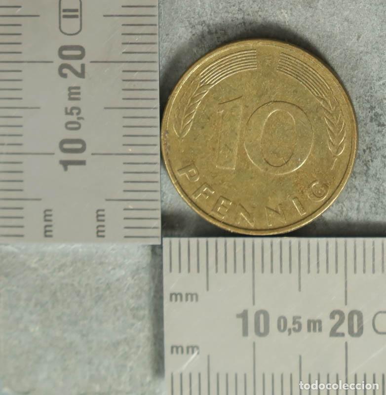 Monedas antiguas de Europa: MONEDA. 10 Pfennig - Alemania - Rep&uacute;blica Federal - Bundesrepublik Deutschland 1993