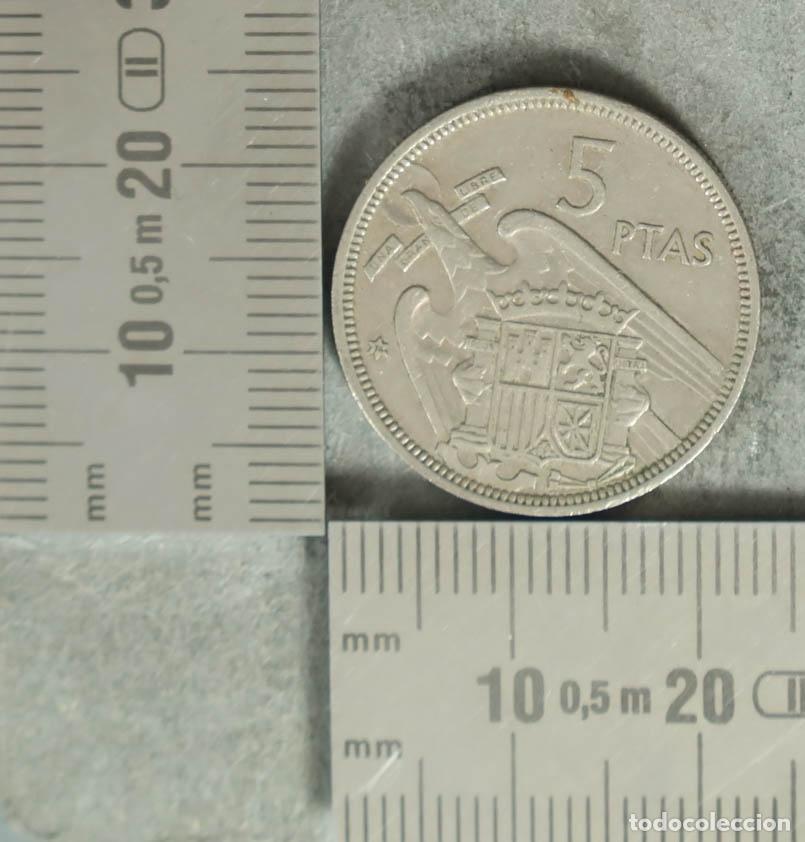 Monedas antiguas de Europa: MONEDA. 5 Pesetas - Espa&ntilde;a - Francisco Franco - Una Grande Libre 1957