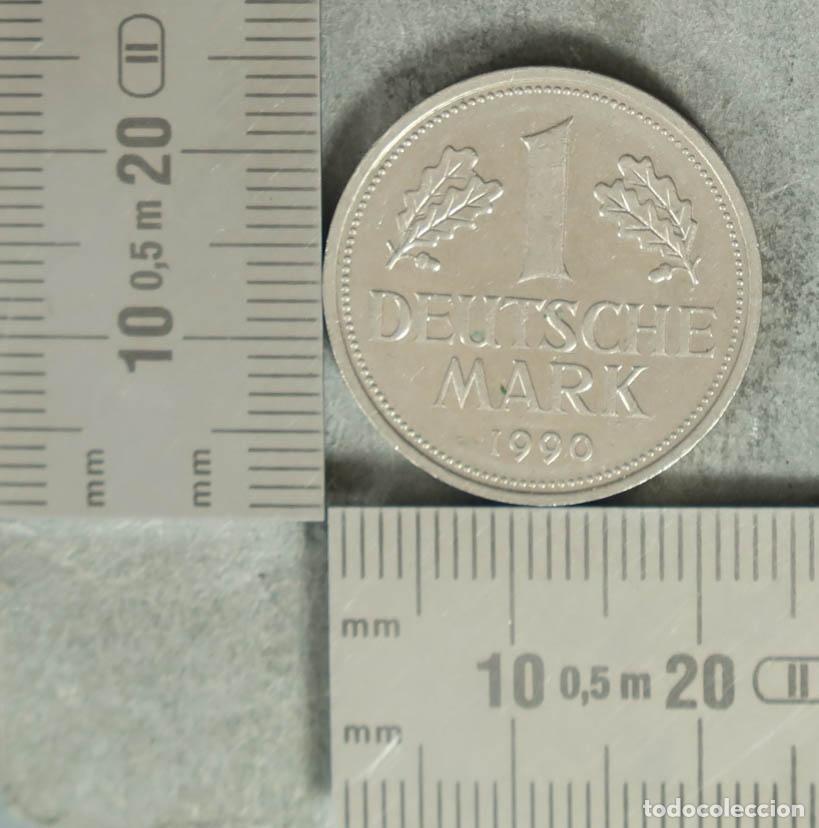 Monedas antiguas de Europa: MONEDA. 1 Deutsche Mark - Alemania - Rep&uacute;blica Federal 1990