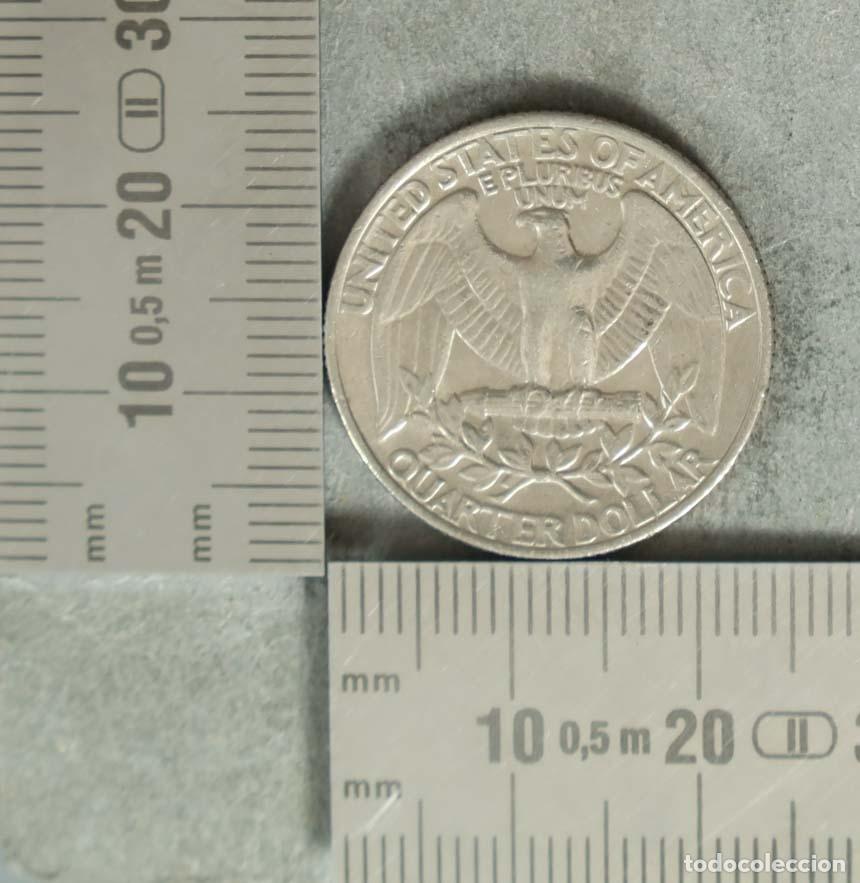 Monedas antiguas de Europa: MONEDA. Quarter Dollar - USA - Washington Quarter 1985