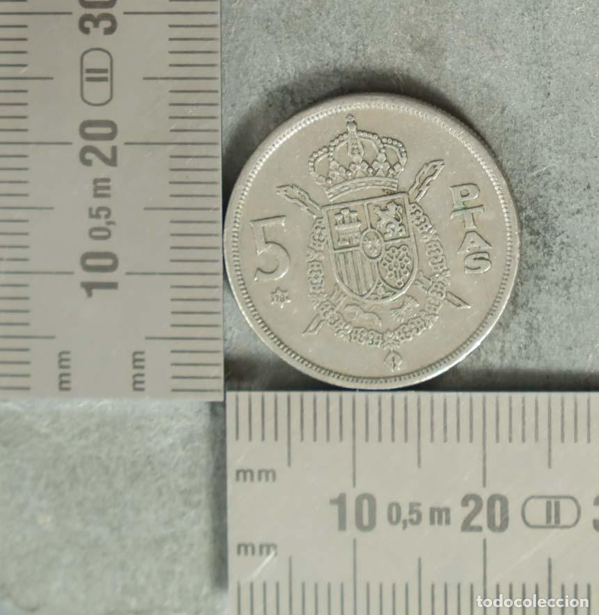 Monedas antiguas de Europa: MONEDA. 5 Pesetas - Espa&ntilde;a - Juan Carlos I - Estrella 1975
