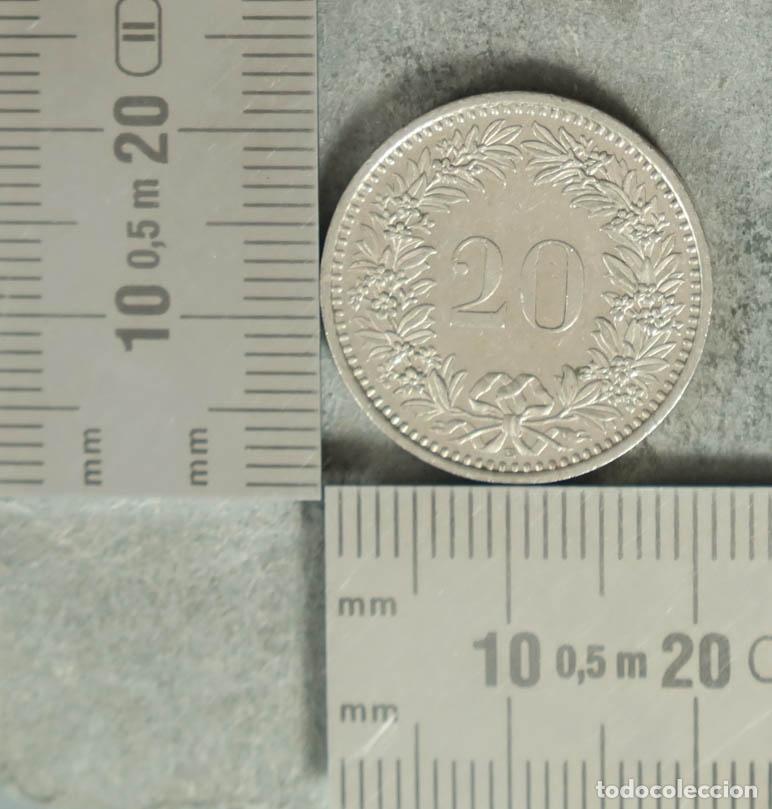 Monedas antiguas de Europa: MONEDA. 20 Rappen - Suiza - Confoederatio Helvetica - Edelweiss 1994