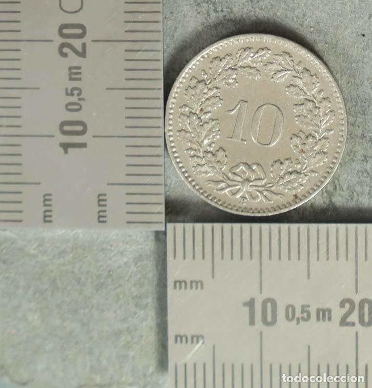 Monedas antiguas de Europa: MONEDA. 10 Rappen - Suiza - Libertas - Confoederatio Helvetica 1964