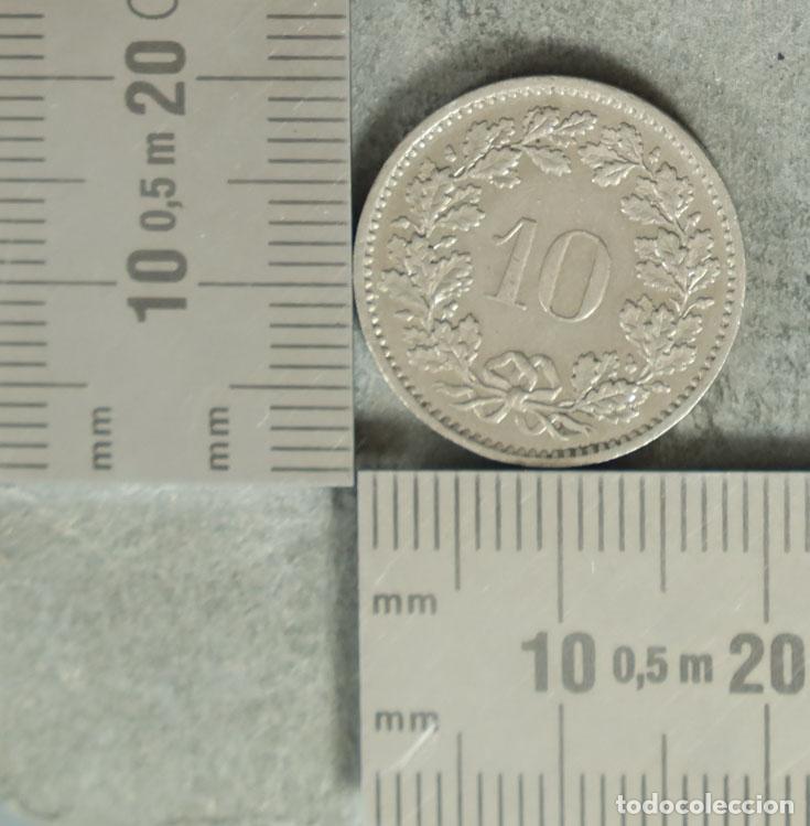 Moedas antigas da Europa: MONEDA. 10 Rappen - Suiza - Confoederatio Helvetica - Libertas 1975