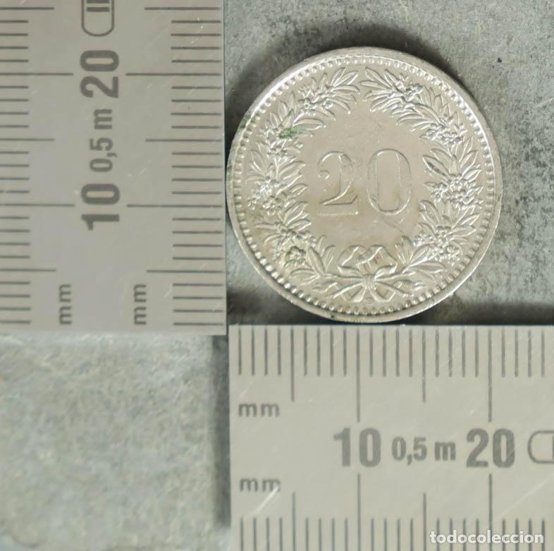 Monedas antiguas de Europa: MONEDA. 20 Rappen - Suiza - Confoederatio Helvetica 1993