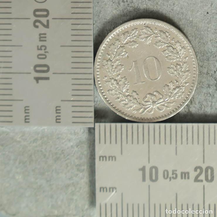 Monedas antiguas de Europa: MONEDA. 10 Rappen - Suiza - Confoederatio Helvetica - Libertas 1976