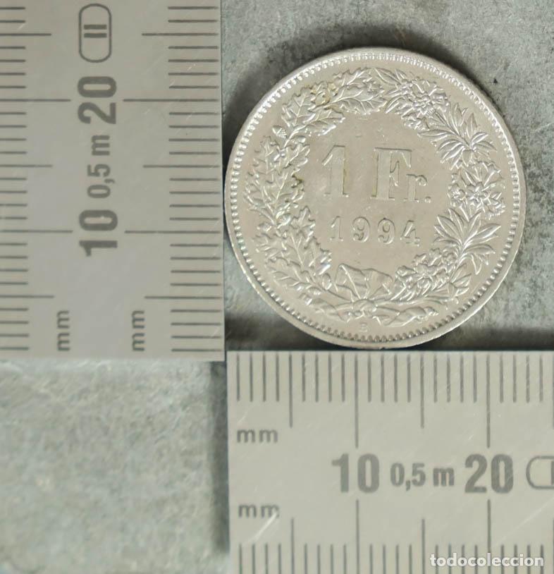 Monedas antiguas de Europa: MONEDA. 1 Franco - Suiza - Helvetia 1994