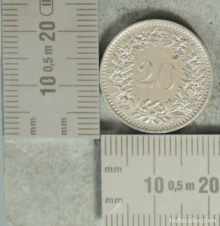 Monedas antiguas de Europa: MONEDA. 20 Rappen - Suiza - Confoederatio Helvetica 1978