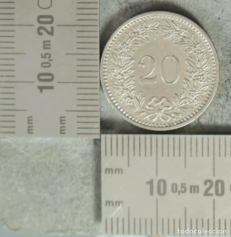 Monedas antiguas de Europa: MONEDA. 20 Rappen - Suiza - Confoederatio Helvetica 1983