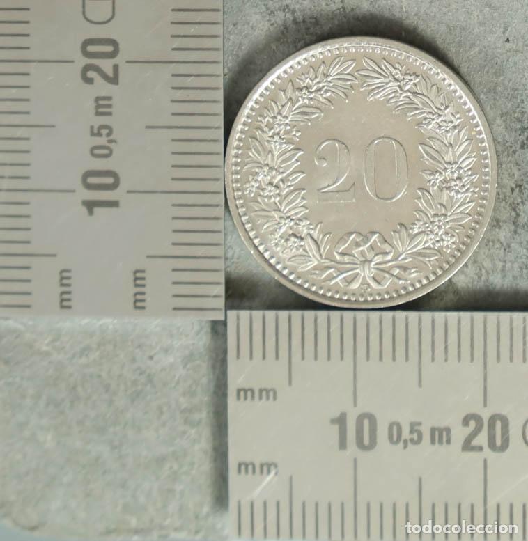 Monedas antiguas de Europa: MONEDA. 20 Rappen - Suiza - Confoederatio Helvetica - Libertas 1997