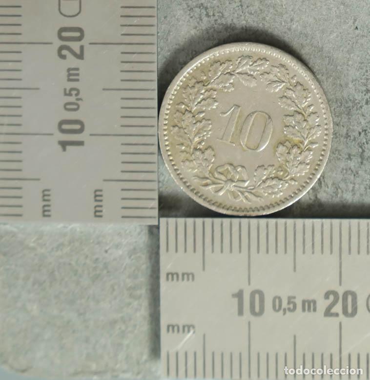 Monnaies anciennes de Europe: MONEDA. 10 Rappen - Suiza - Confoederatio Helvetica - Libertas 1970