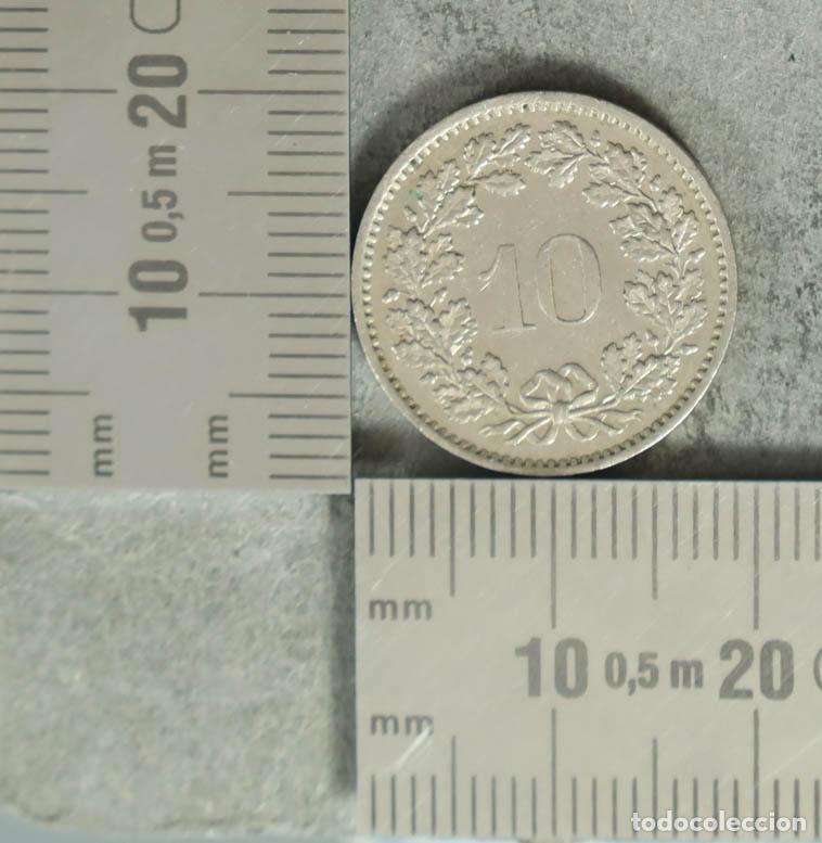 Monnaies anciennes de Europe: MONEDA. 10 Rappen - Suiza - Confoederatio Helvetica - Libertas 1976