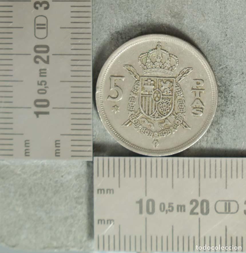 Moedas antigas da Europa: MONEDA. 5 Pesetas - Espa&ntilde;a - Juan Carlos I 1975