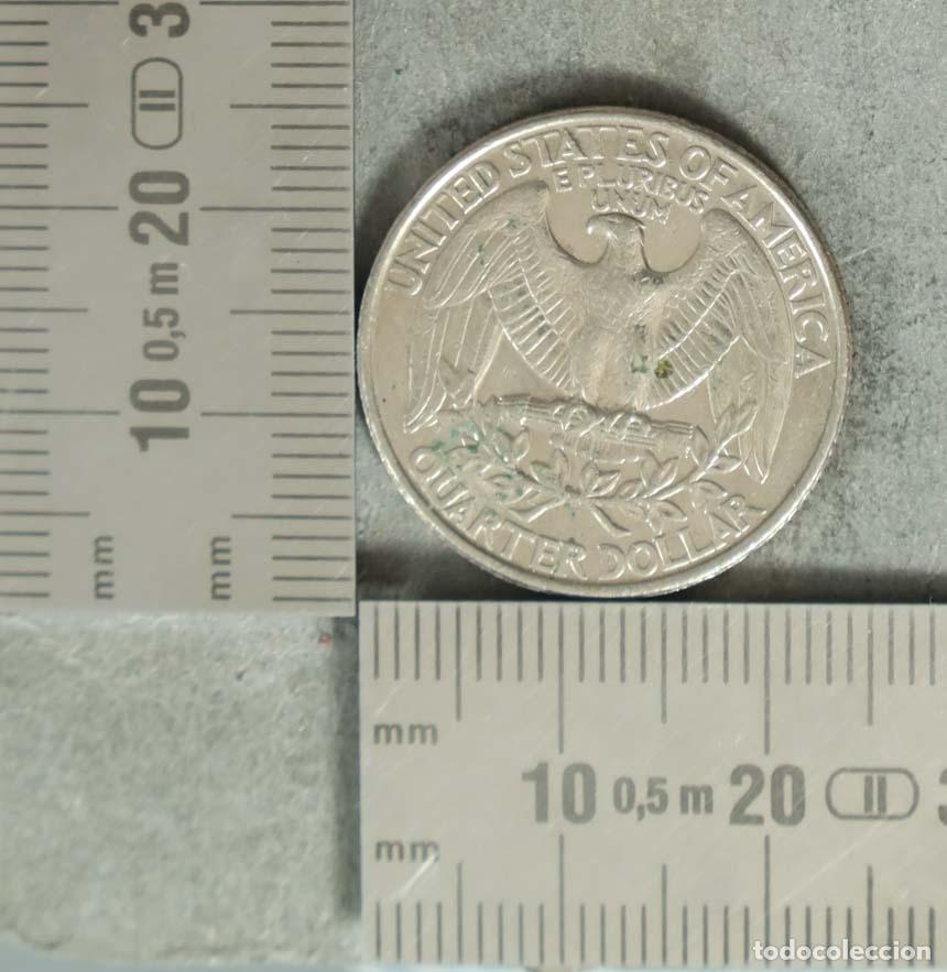 Old Coins of Europe: MONEDA. Quarter Dollar - USA - Washington Quarter - Eagle reverse 1993