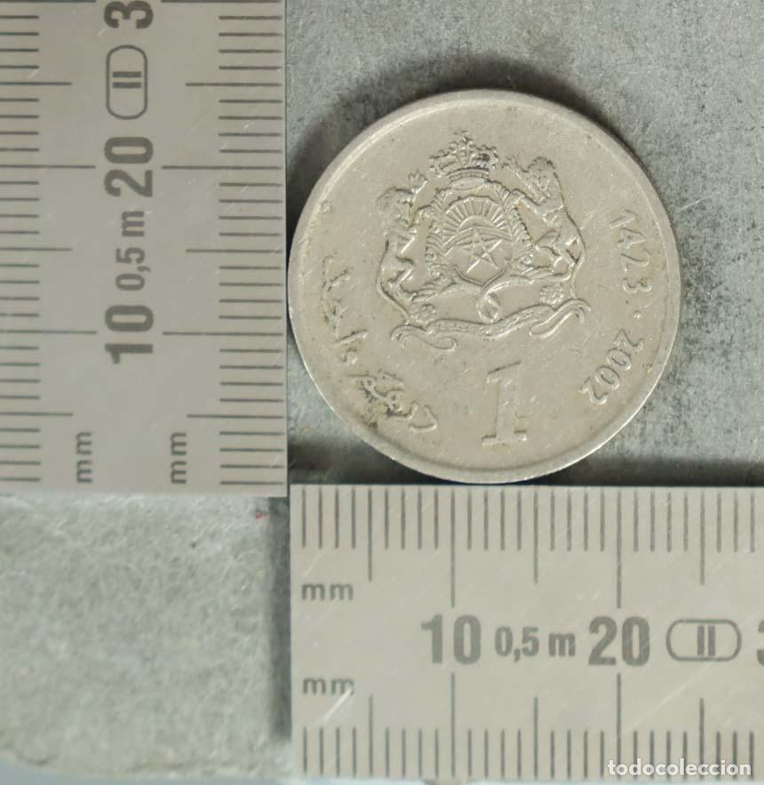 Old Coins of Europe: MONEDA. 1 Dirham - Marruecos - Mohammed VI 2002