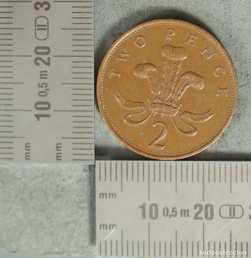 Monedas antiguas de Europa: MONEDA. 2 Pence - Reino Unido - Elizabeth II - New Pence - Prince of Wales&acute;s feathers 1988