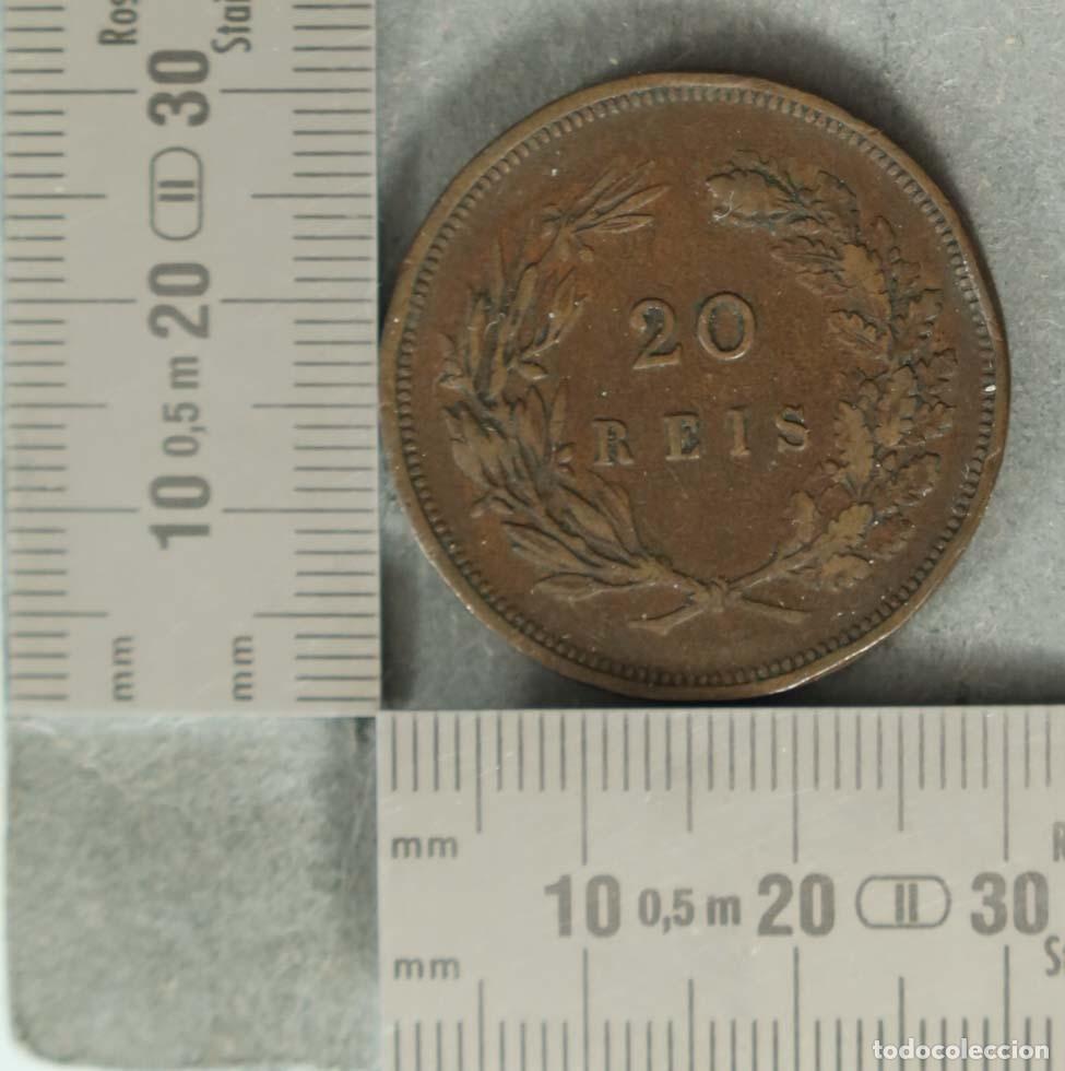 Monedas antiguas de Europa: Moneda. 20 Reis - Portugal - Carlos I 1892