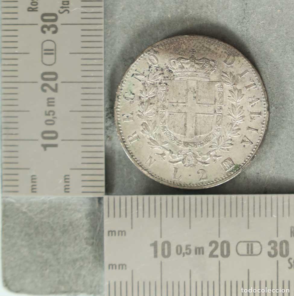 Monedas antiguas de Europa: Moneda. 5 Liras - Italia - Vittorio Emanuele II 1863