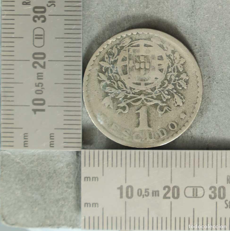 Monedas antiguas de Europa: Moneda. 1 Escudo - Portugal - Rep&uacute;blica Portuguesa 1946