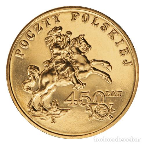 Monedas antiguas de Europa: POLONIA - 2 ZLOTYCH - 2008 - 450 ANIV&ordm; FRANQUEO POSTAL - NO CIRCULADA - N&ordm; 09