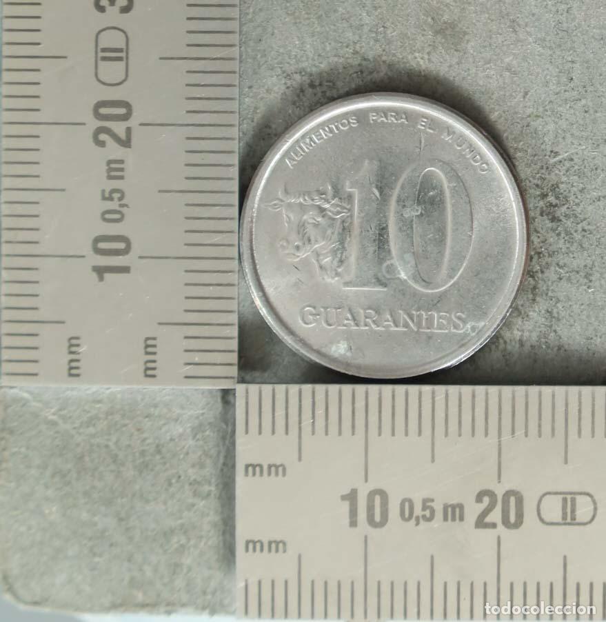 Monedas antiguas de Europa: Moneda. 10 Guaran&iacute;es - Paraguay - FAO - Alimentos para el Mundo 1980