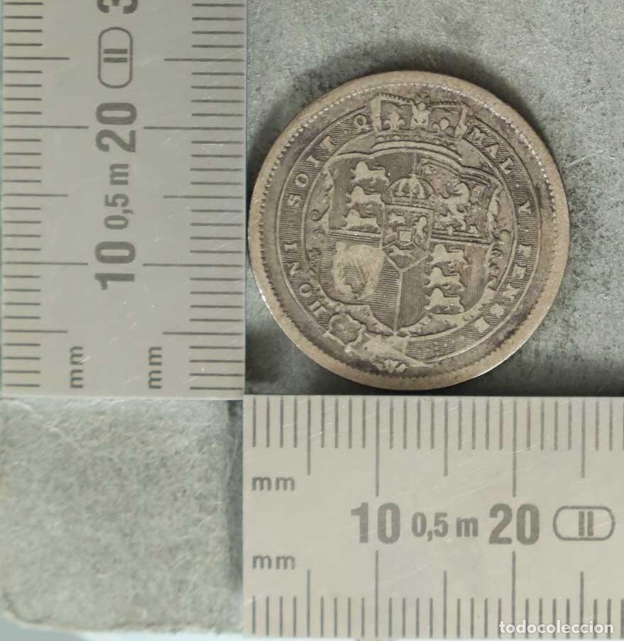 Monedas antiguas de Europa: Moneda. One Shilling - Great Britain - George III 1817