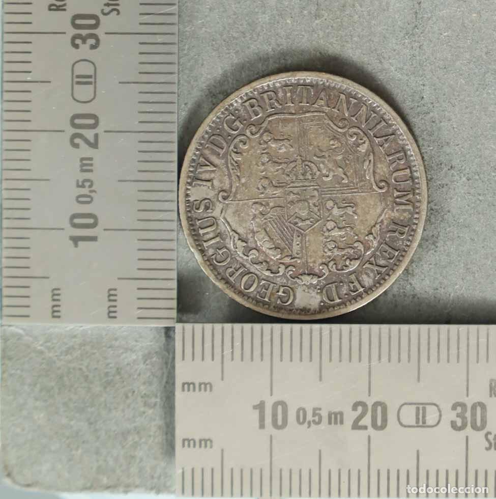 Monedas antiguas de Europa: Moneda. 1/4 Dollar - Indias Occidentales Brit&aacute;nicas - George IV - Anchor Money 1822
