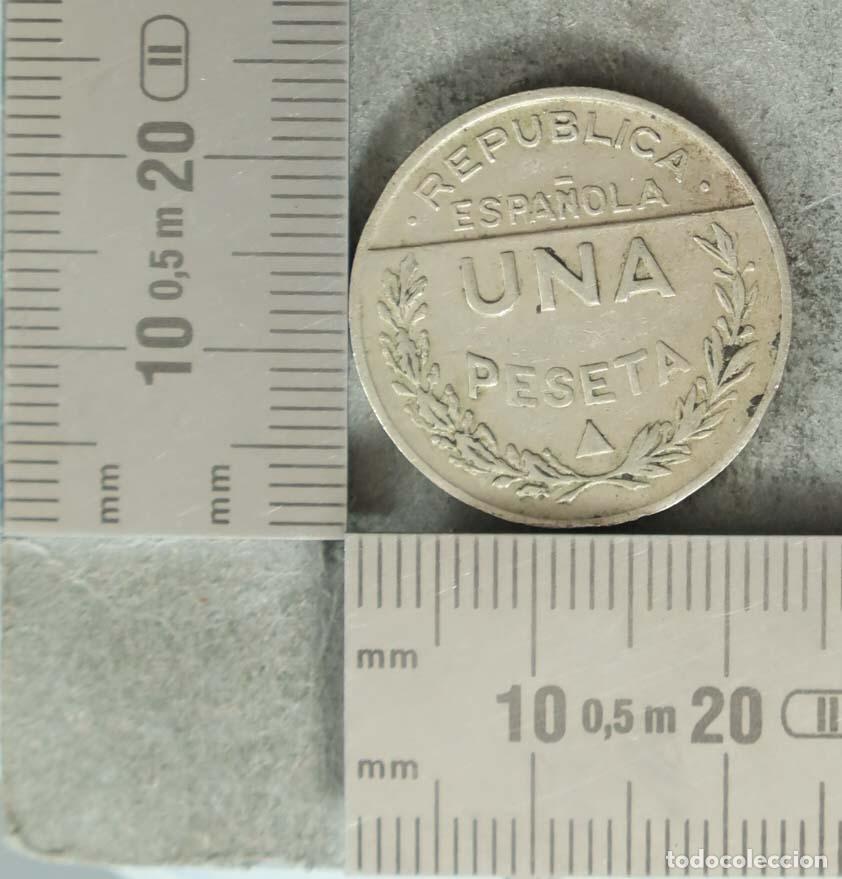 Monedas antiguas de Europa: Moneda. 1 Peseta - Espa&ntilde;a - Segunda Rep&uacute;blica - Consejo de Santander Palencia y Burgos 1937
