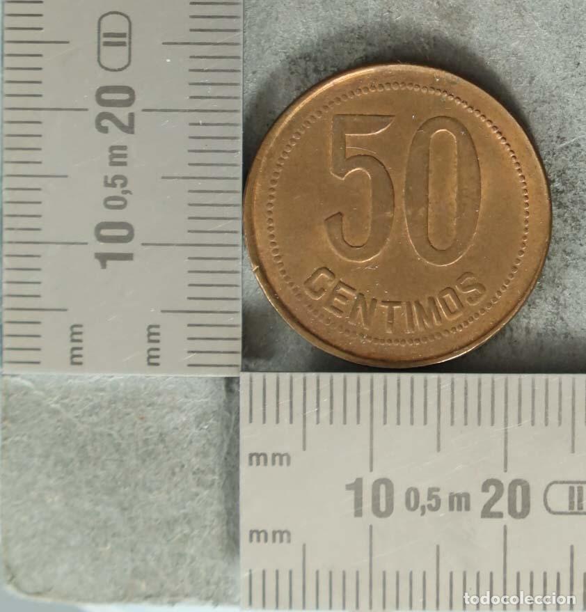 Monedas antiguas de Europa: Moneda. 50 C&eacute;ntimos - Espa&ntilde;a - Segunda Rep&uacute;blica - 1937