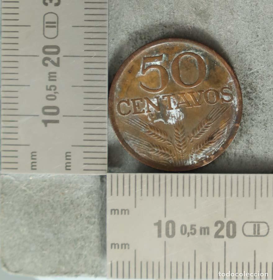 Monedas antiguas de Europa: Moneda. 50 Centavos - Portugal - Escudo - Espigas de trigo 1979