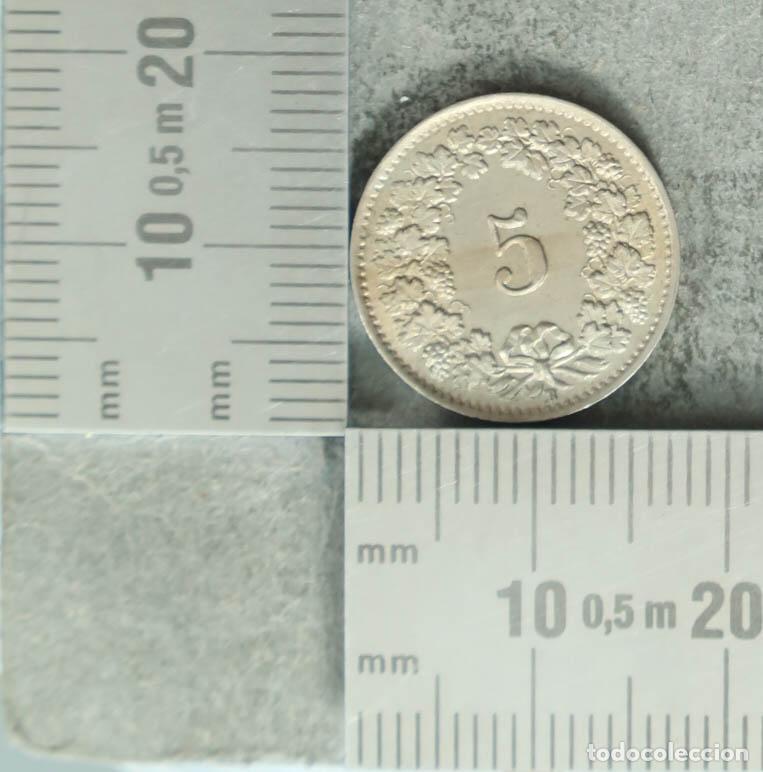 Monedas antiguas de Europa: Moneda. 5 C&eacute;ntimos - Suiza 1925