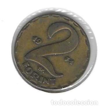 Monedas antiguas de Europa: Moneda Circulada Hungr&iacute;a. 2 Forint 1971. ref. 4-hung2fo71