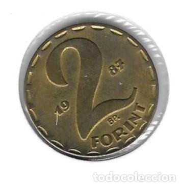 Monedas antiguas de Europa: Moneda Circulada Hungr&iacute;a. 2 Forint 1987. ref. 4-hung2fo87